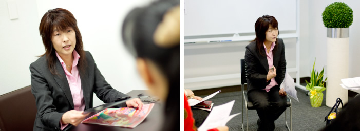 カウンセリングの様子